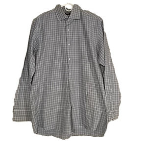 Hugo Boss Regular Fit Blue Plaid Button Down